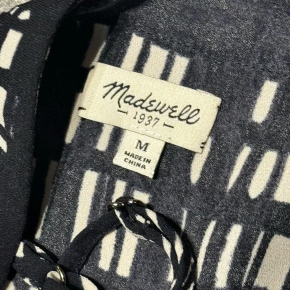 MEDIUM Madewell Black and White Jumpsuit - Picture 6 of 6